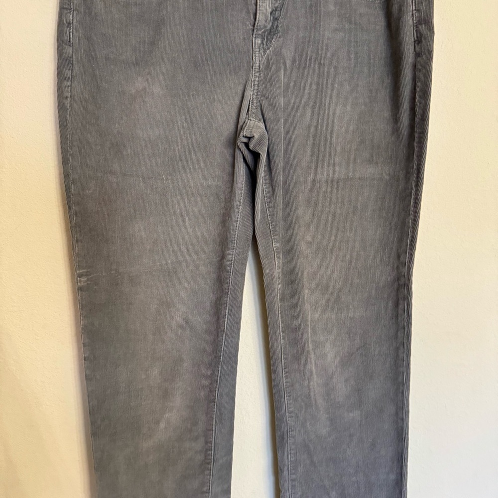 BDG Gray Corduroy Pants Size 31 Ankle Cigarette Stretch 34 x 29 Minimalist - Picture 7 of 16